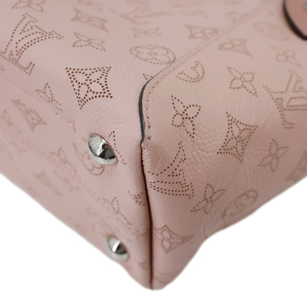 LOUIS VUITTON Hina PM Monogram Mahina Leather Crossbody Bag Magnolia