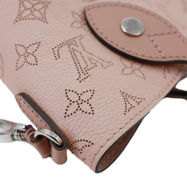 LOUIS VUITTON Hina PM Monogram Mahina Leather Crossbody Bag Magnolia