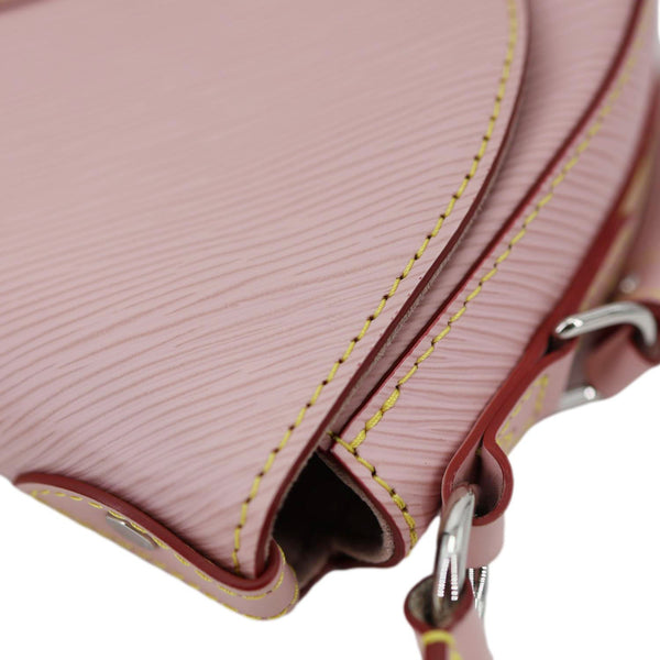 LOUIS VUITTON Saint Cloud Epi Leather Shoulder Bag Rose Ballerine