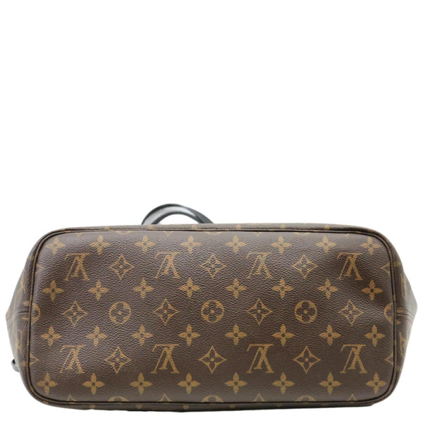 LOUIS VUITTON Neverfull MM World Tour Monogram Canvas Tote Shoulder Bag Brown