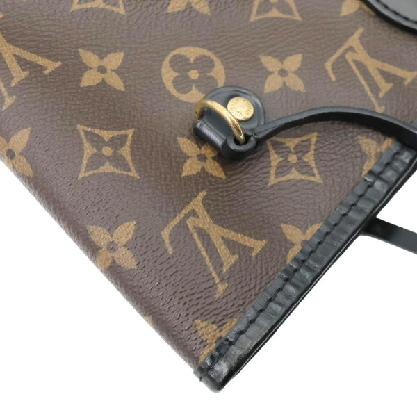 LOUIS VUITTON Neverfull MM World Tour Monogram Canvas Tote Shoulder Bag Brown