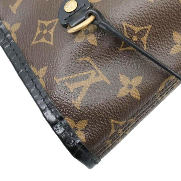 LOUIS VUITTON Neverfull MM World Tour Monogram Canvas Tote Shoulder Bag Brown