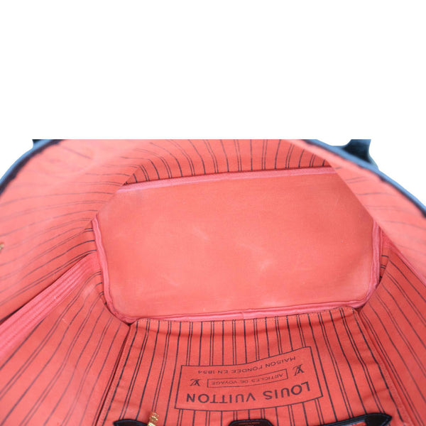 LOUIS VUITTON Neverfull MM World Tour Monogram Canvas Tote Shoulder Bag Brown