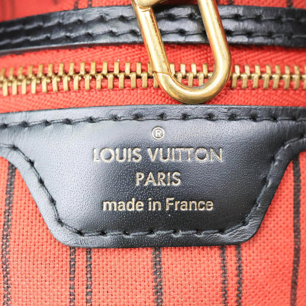 LOUIS VUITTON Neverfull MM World Tour Monogram Canvas Tote Shoulder Bag Brown