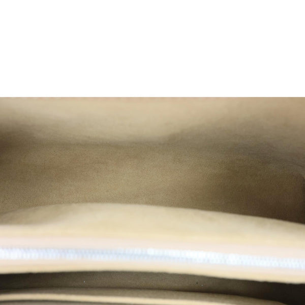 LOUIS VUITTON Very One Handle Leather Shoulder Bag Beige