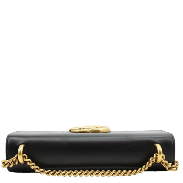 GUCCI Marmont Heart Patchwork Leather Chain Shoulder Bag Red 431777