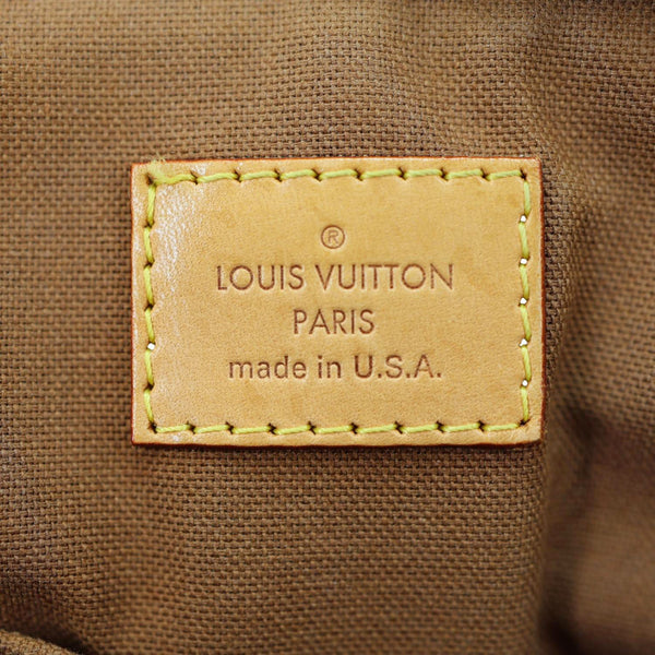 LOUIS VUITTON Tivoli PM Monogram Canvas Satchel Bag Brown