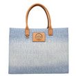VERSACE La Medusa Denim Tote Bag Blue