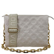 LOUIS VUITTON Coussin PM Monogram Embossed Leather Shoulder Bag White
