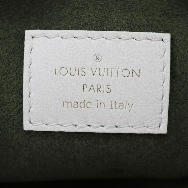 LOUIS VUITTON Coussin PM Monogram Embossed Leather Shoulder Bag White