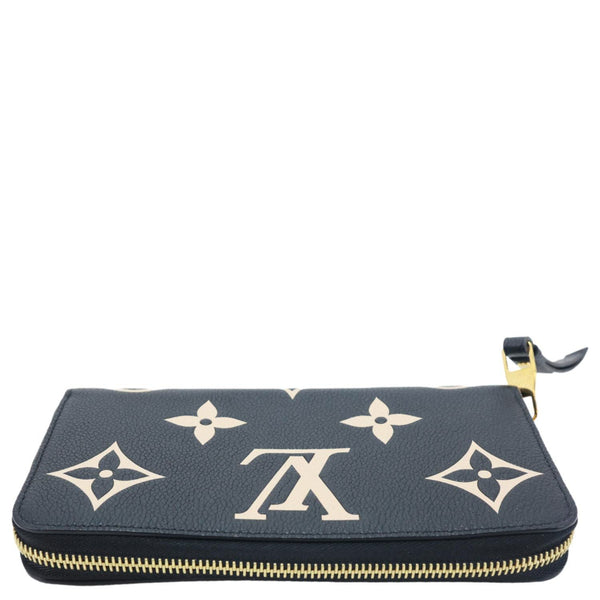 LOUIS VUITTON Monogram Empreinte Leather Zippy Wallet Bicolor