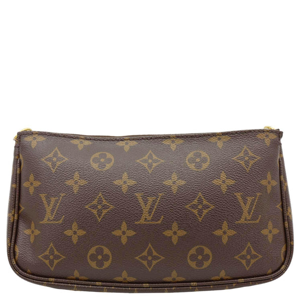 LOUIS VUITTON Multi Pochette Accessoires Monogram Canvas Crossbody Bag Brown