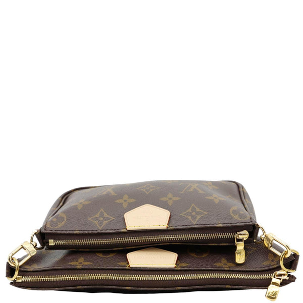 LOUIS VUITTON Multi Pochette Accessoires Monogram Canvas Crossbody Bag Brown