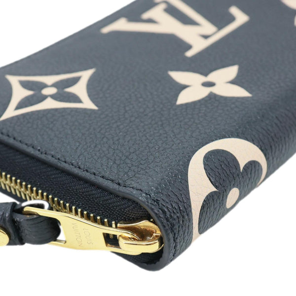 LOUIS VUITTON Monogram Empreinte Leather Zippy Wallet Bicolor