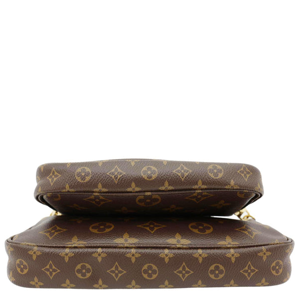 LOUIS VUITTON Multi Pochette Accessoires Monogram Canvas Crossbody Bag Brown