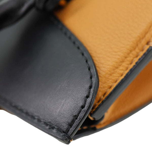 LOUIS VUITTON Cour Marly PM Calfskin Leather Shoulder Bag Brown