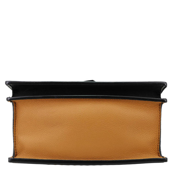 LOUIS VUITTON Cour Marly PM Calfskin Leather Shoulder Bag Brown