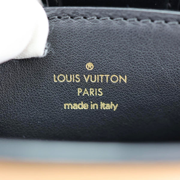 LOUIS VUITTON Cour Marly PM Calfskin Leather Shoulder Bag Brown