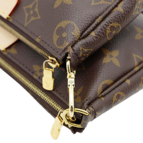 LOUIS VUITTON Multi Pochette Accessoires Monogram Canvas Crossbody Bag Brown