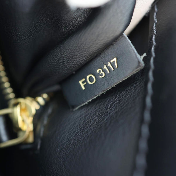 LOUIS VUITTON Cour Marly PM Calfskin Leather Shoulder Bag Brown