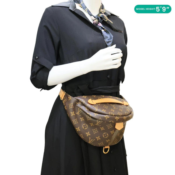 LOUIS VUITTON Monogram Canvas Bumbag Brown
