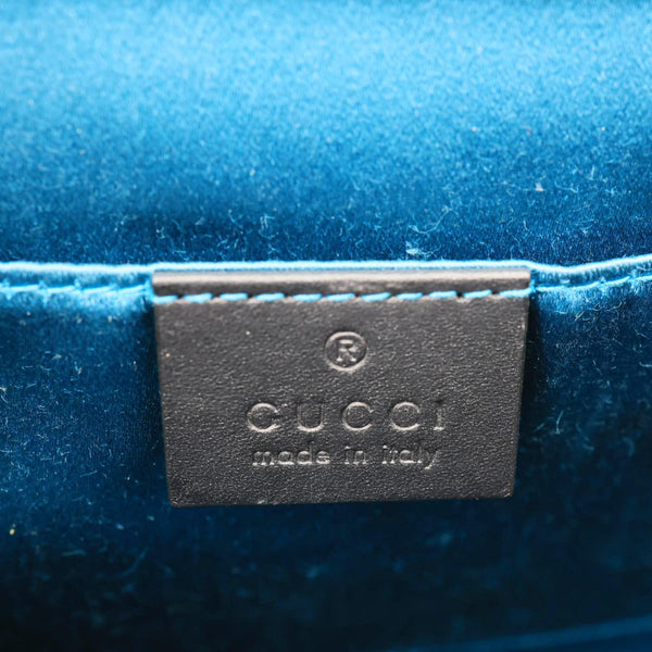 GUCCI Ophidia Small Suede Chain Shoulder Bag Red 503877
