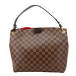 LOUIS VUITTON Graceful PM Damier Ebene Shoulder Bag Brown