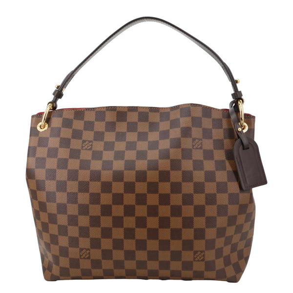 LOUIS VUITTON Graceful PM Damier Ebene Shoulder Bag Brown