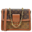 LOUIS VUITTON Dauphine MM Monogram Reverse Canvas Shoulder Bag Brown