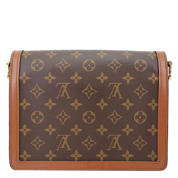 LOUIS VUITTON Dauphine MM Monogram Reverse Canvas Shoulder Bag Brown