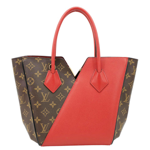LOUIS VUITTON Kimono Monogram Canvas Tote Bag Red