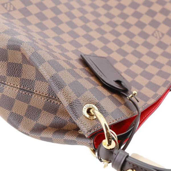 LOUIS VUITTON Graceful PM Damier Ebene Shoulder Bag Brown