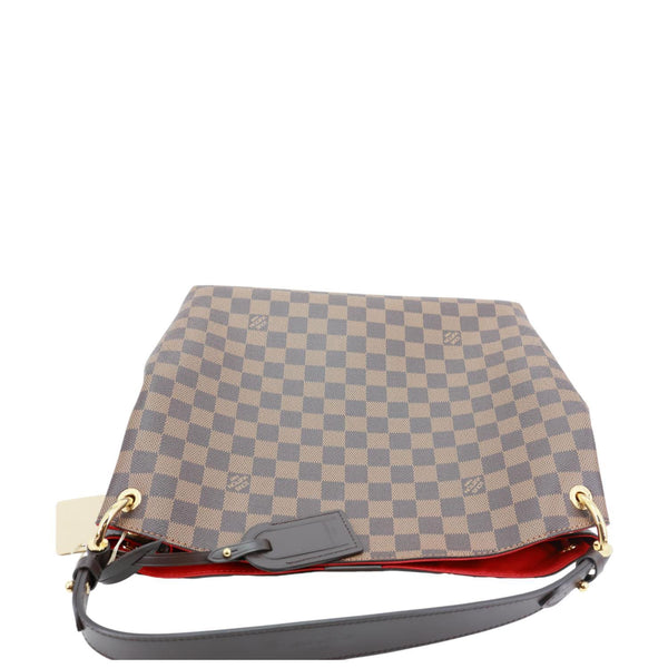 LOUIS VUITTON Graceful PM Damier Ebene Shoulder Bag Brown
