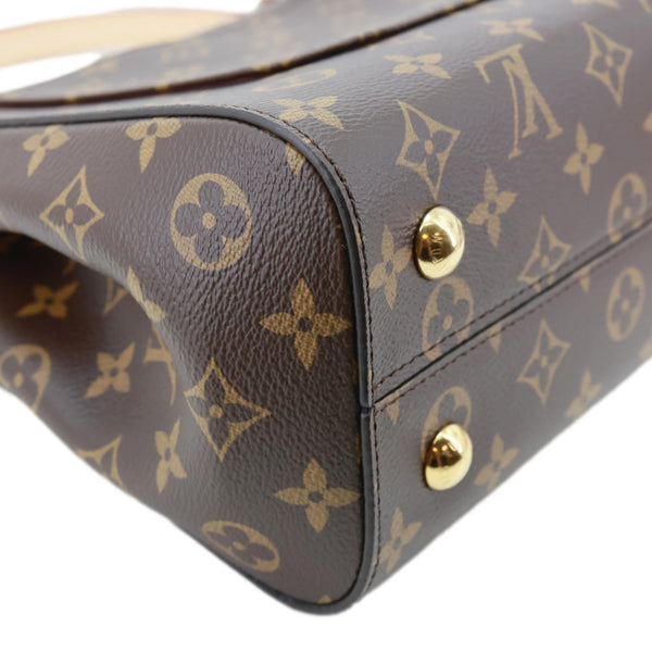 LOUIS VUITTON Cluny MM Monogram Canvas Satchel Bag Brown