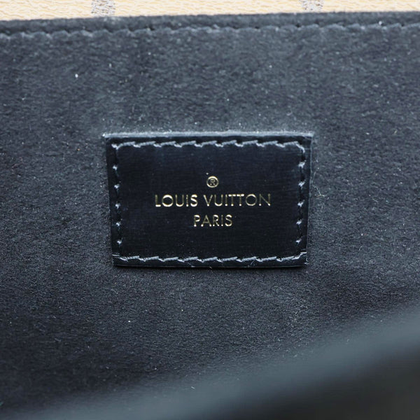 LOUIS VUITTON Metis Pochette Reverse Monogram Canvas Crossbody Bag Brown