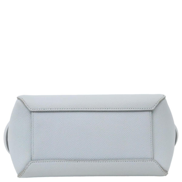 CELINE Nano Belt Grained Leather Shoulder Bag Light Blue