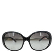 PRADA Oval Plastic Sunglasses Black