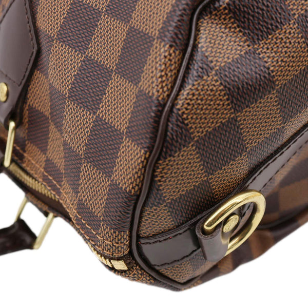 LOUIS VUITTON Speedy 30 Bandouliere Damier Ebene Shoulder Bag Brown