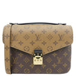 LOUIS VUITTON Metis Pochette Reverse Monogram Canvas Crossbody Bag Brown