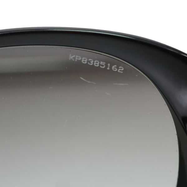 PRADA Oval Plastic Sunglasses Black