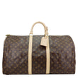 LOUIS VUITTON Keepall 55 Monogram Canvas Travel Bag Brown