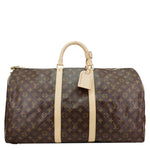 LOUIS VUITTON Keepall 55 Monogram Canvas Travel Bag Brown