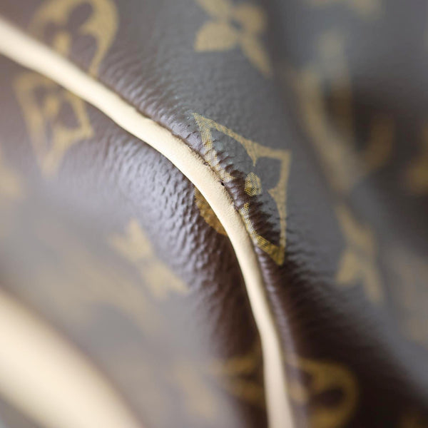 LOUIS VUITTON Keepall 55 Monogram Canvas Travel Bag Brown