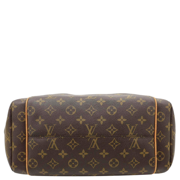 LOUIS VUITTON Totally MM Monogram Canvas Shoulder Tote Bag Brown