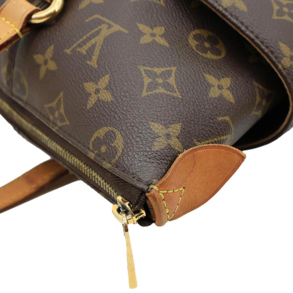 LOUIS VUITTON Totally MM Monogram Canvas Shoulder Tote Bag Brown