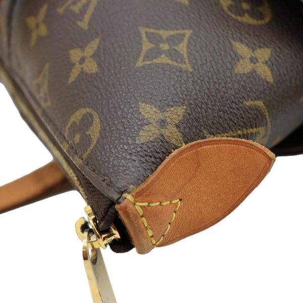 LOUIS VUITTON Totally MM Monogram Canvas Shoulder Tote Bag Brown