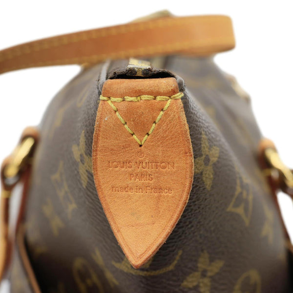 LOUIS VUITTON Totally MM Monogram Canvas Shoulder Tote Bag Brown
