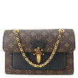 LOUIS VUITTON Victoire Monogram Canvas Chain Shoulder Bag Black