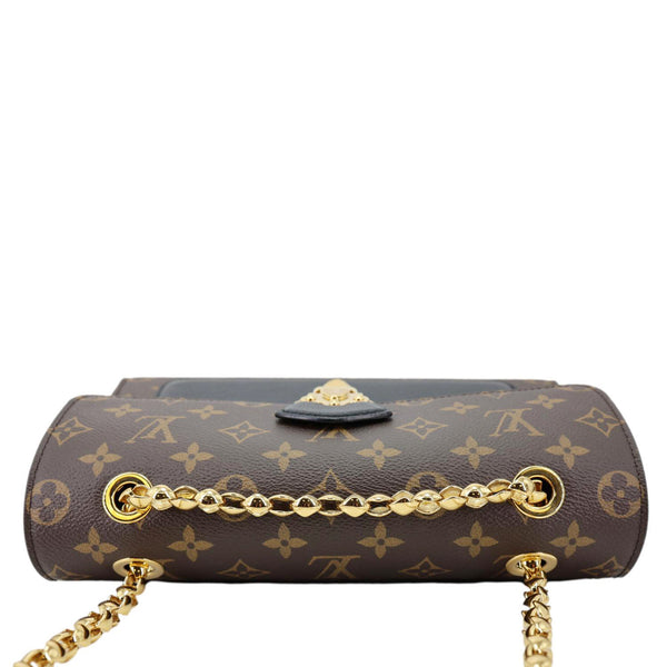 LOUIS VUITTON Victoire Monogram Canvas Chain Shoulder Bag Black