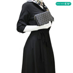 LOUIS VUITTON Damier Graphite Zippy Wallet Black